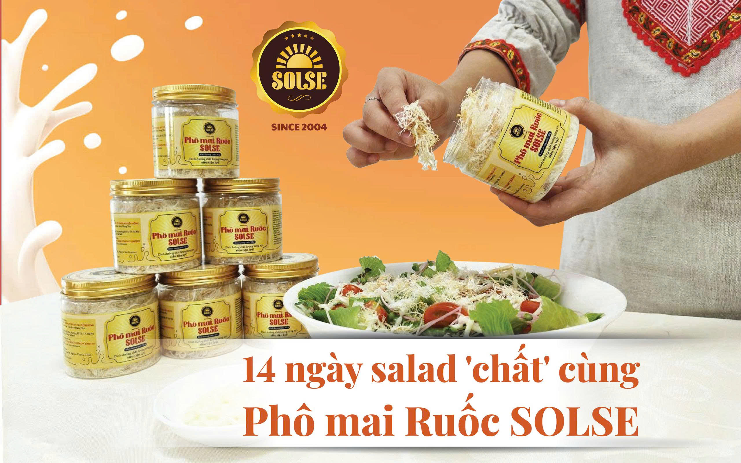 Nội dung cuộc thi “14 ngày salad ‘chất’ cùng Phô mai Ruốc SOLSE”