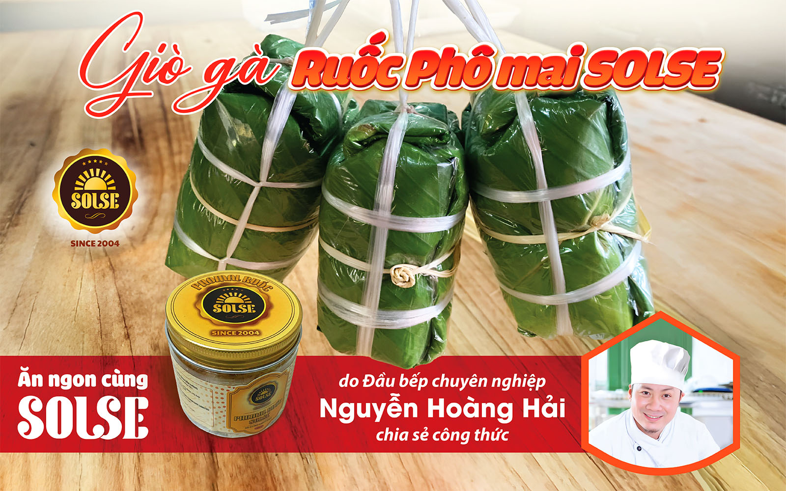 Giò gà Ruốc Phô mai SOLSE