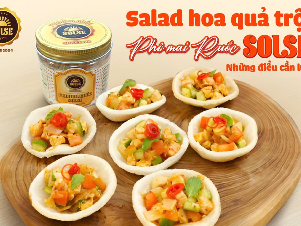 Salad củ quả trộn Phô mai Ruốc SOLSE
