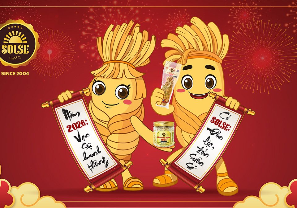 Phô mai Hun khói SOLSE chúc mừng năm mới 2026!