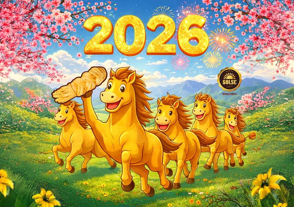 Phô mai Hun khói SOLSE chúc mừng năm mới Bính Ngọ 2026