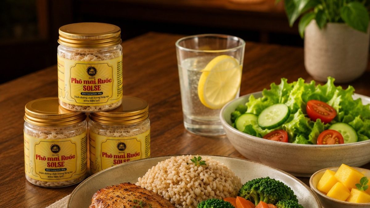 Ăn tối healthy cùng Phô mai Ruốc sOLSE