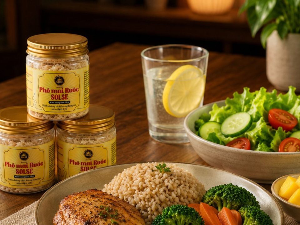 Ăn tối healthy cùng Phô mai Ruốc sOLSE