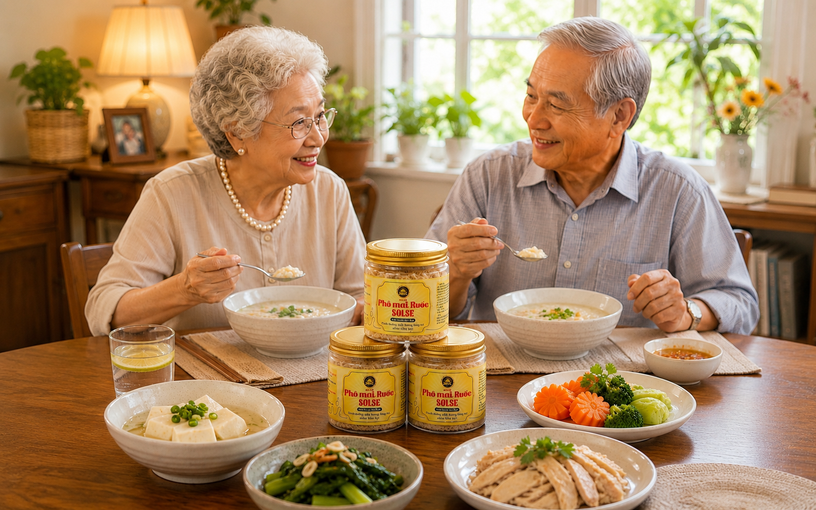 Phô mai Ruốc SOLSE trong chế độ dinh dưỡng của người cao tuổi: Ăn thế nào để phù hợp?