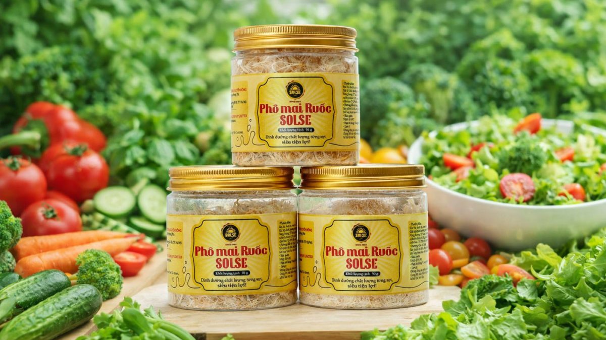 Salad cũng cần “chất béo”?: Phô mai ruốc SOLSE 2026