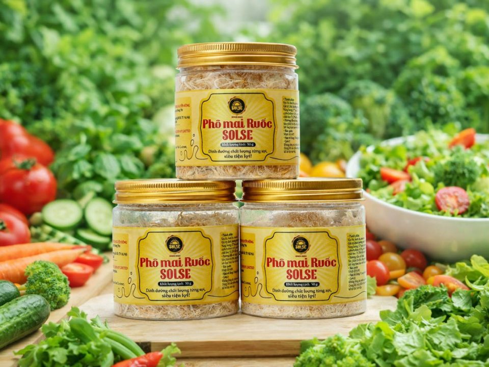 Salad cũng cần “chất béo”?: Phô mai ruốc SOLSE 2026