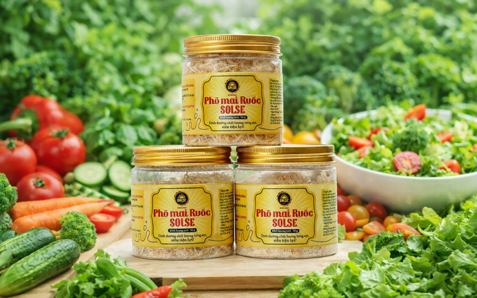 Salad cũng cần “chất béo”?: Phô mai ruốc SOLSE 2026