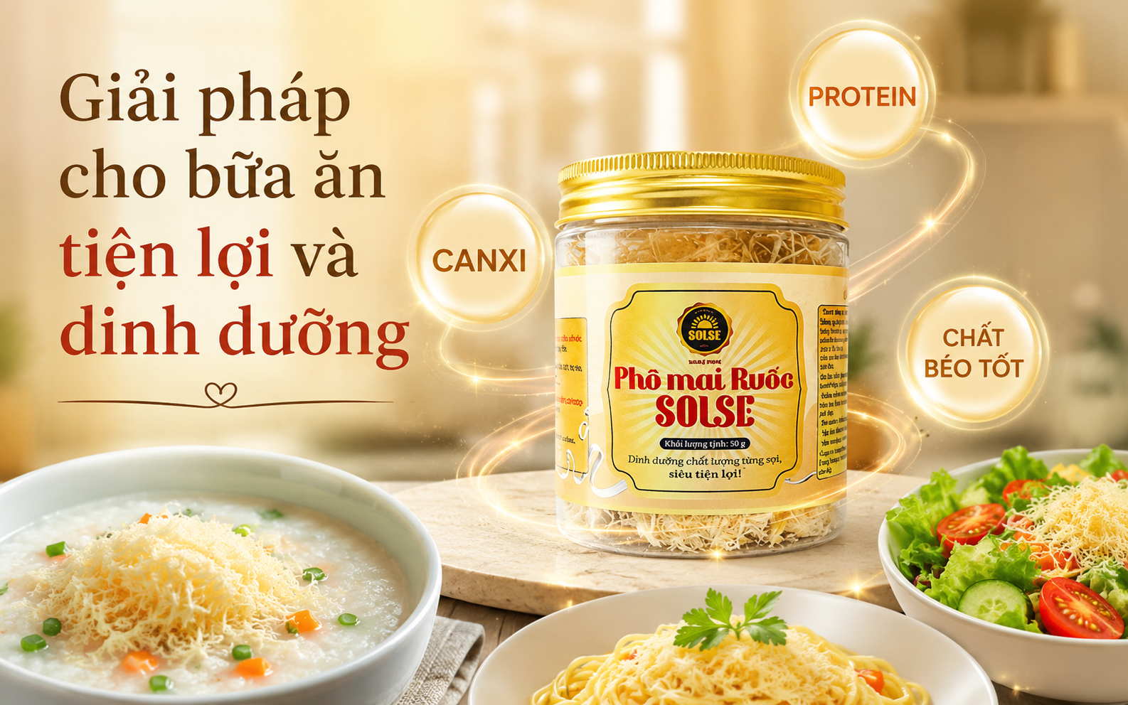 Cùng Phô mai Ruốc SOLSE tháo gỡ "điểm mù" dinh dưỡng